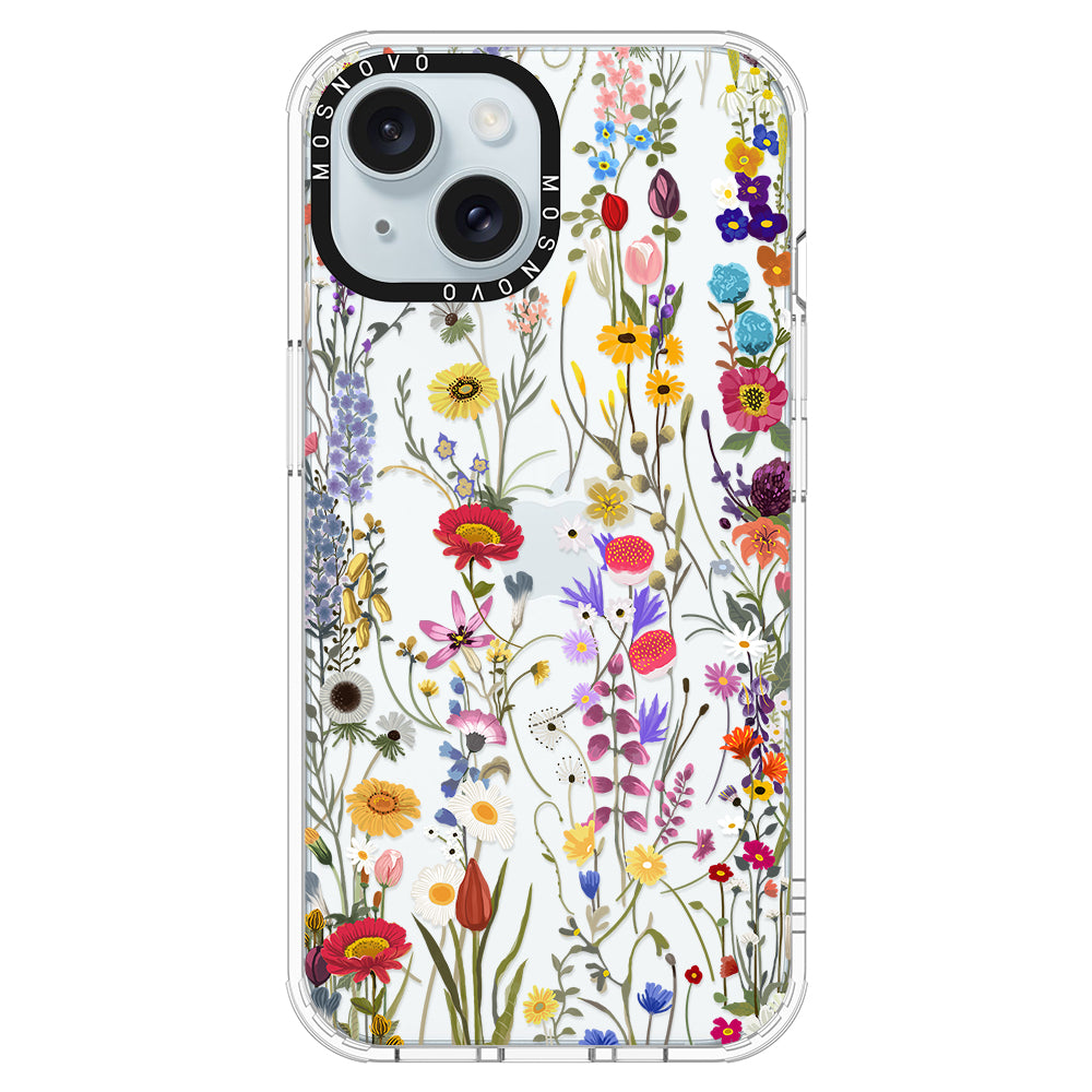 Summer Meadow Phone Case - iPhone 15 Plus Case - MOSNOVO