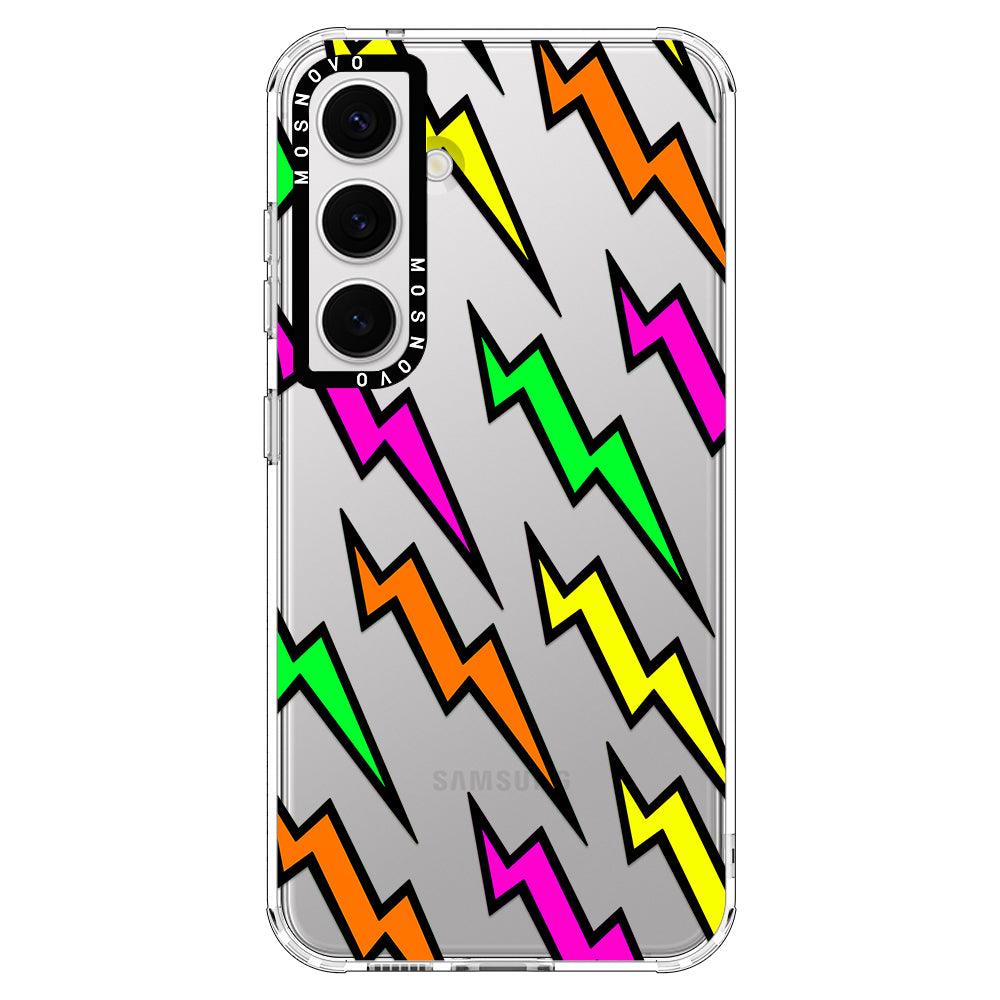 Colorful Lightning Phone Case - Samsung Galaxy S24 Plus Case - MOSNOVO