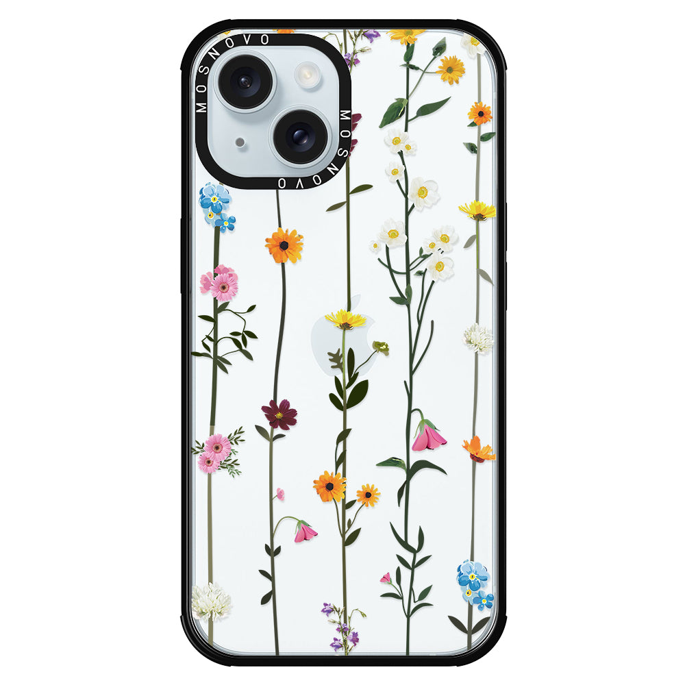 Wildflowers Phone Case - iPhone 15 Case - MOSNOVO