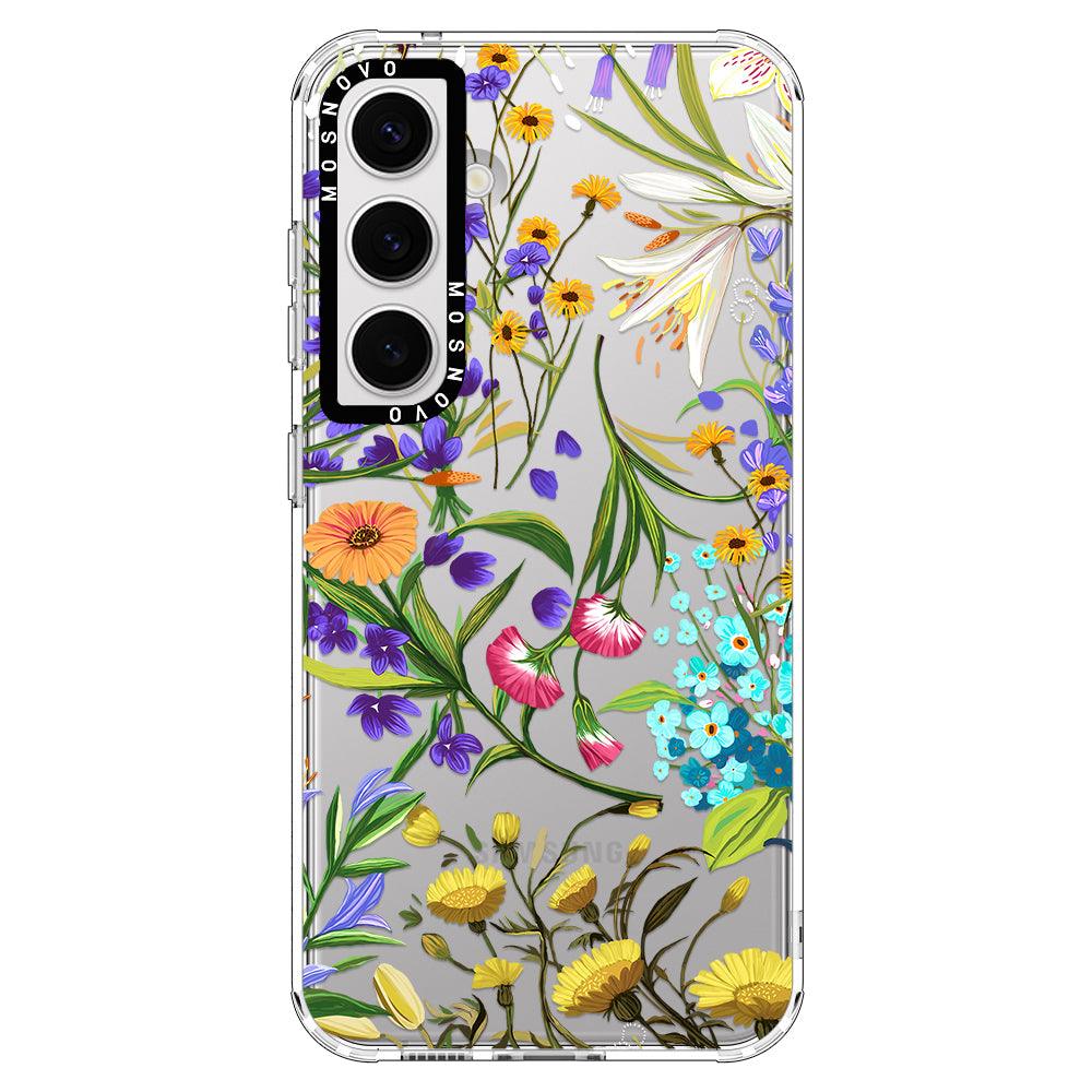 Floral Garden Phone Case - Samsung Galaxy S24 Plus Case - MOSNOVO