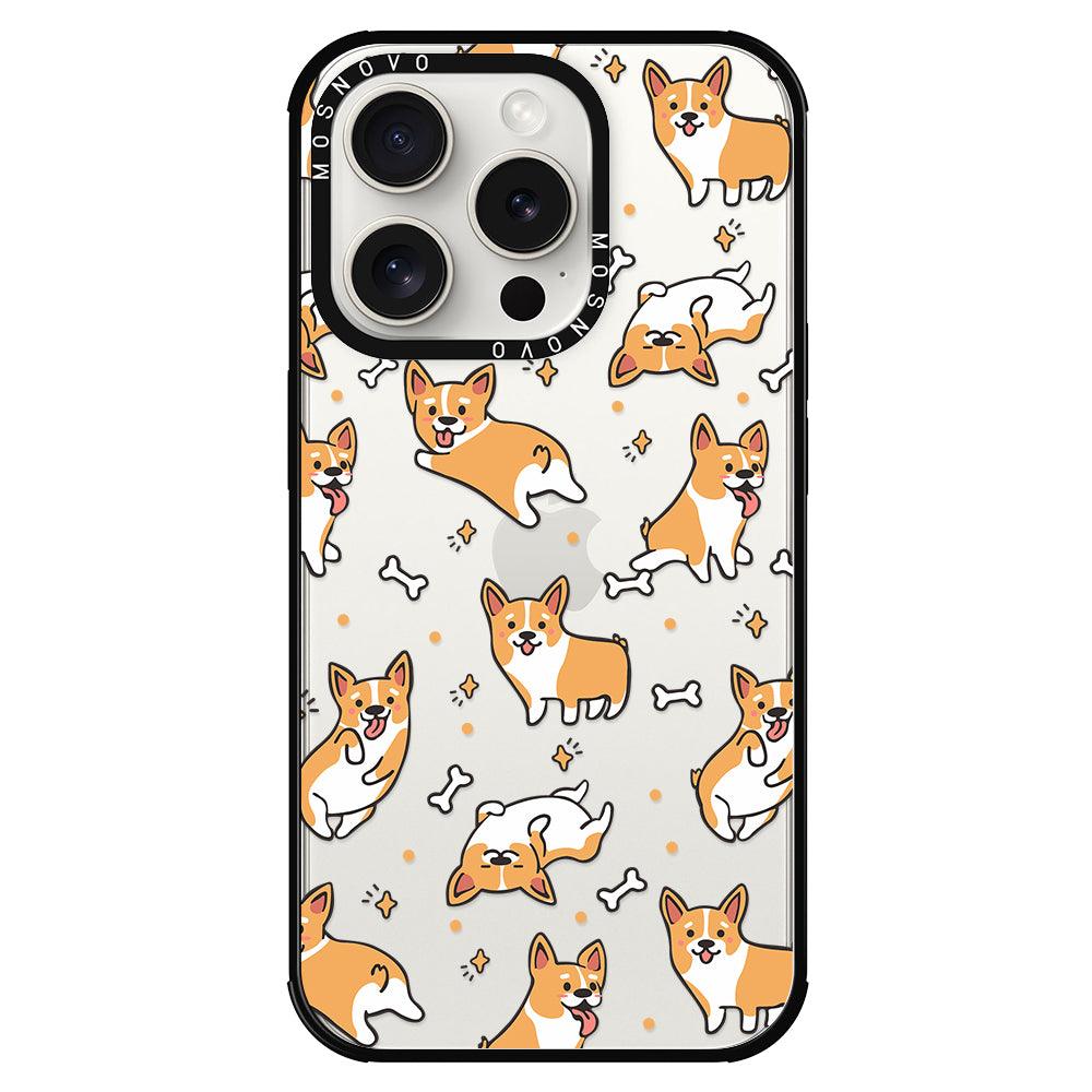 Corgi Phone Case - iPhone 15 Pro Case - MOSNOVO