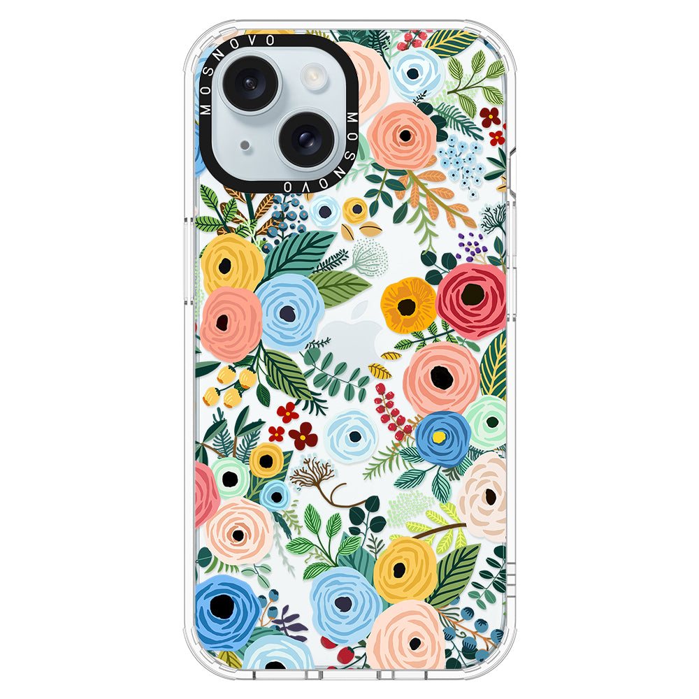 Pastel Perfection Flower Phone Case - iPhone 15 Plus Case - MOSNOVO