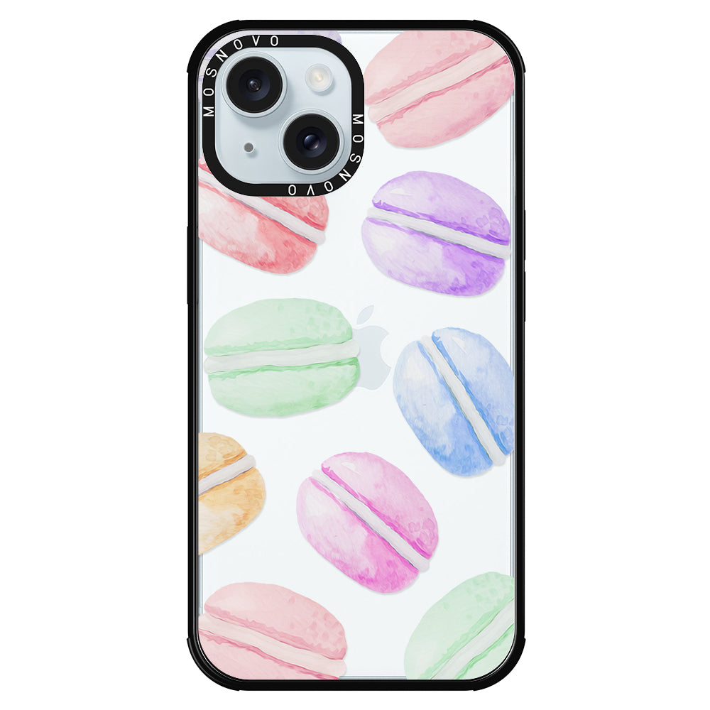 Pastel Macaron Phone Case - iPhone 15 Plus Case - MOSNOVO