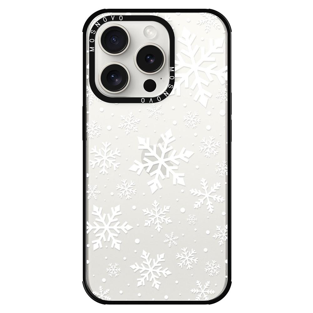 Snowflake Phone Case - iPhone 15 Pro Case - MOSNOVO