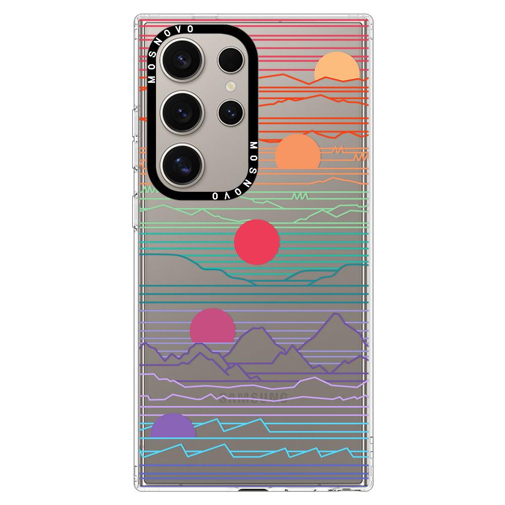 Sunrise and Sunset Phone Case - Samsung Galaxy S24 Ultra Case - MOSNOVO