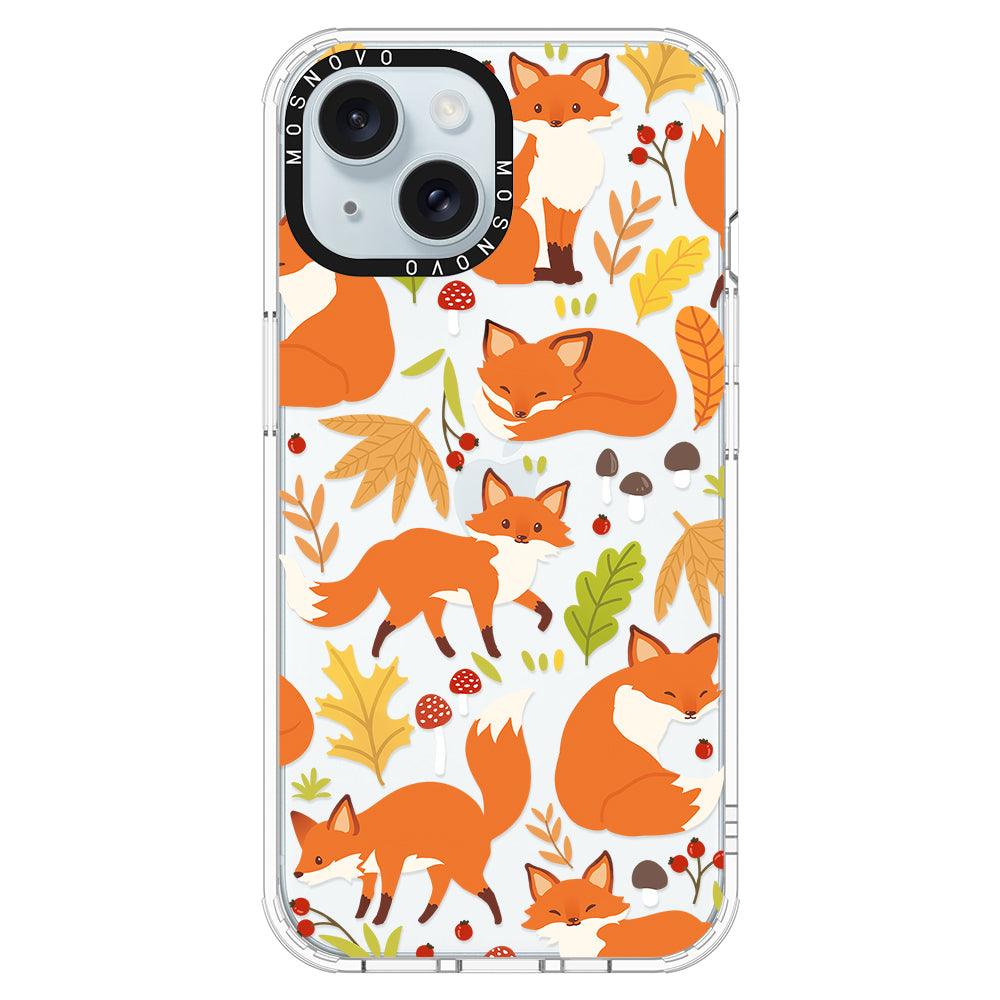 Autumn Fox Phone Case - iPhone 15 Case - MOSNOVO