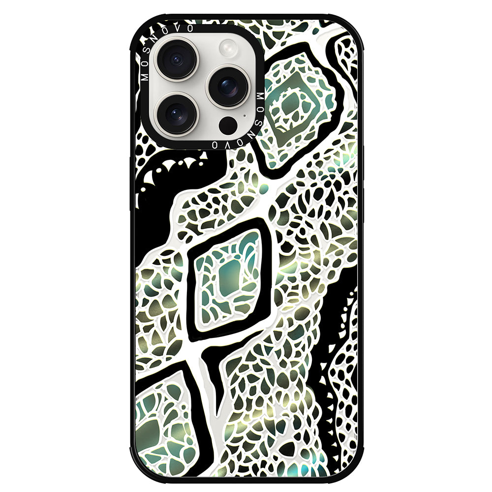 Jade Snake Phone Case - iPhone 15 Pro Max Case - MOSNOVO