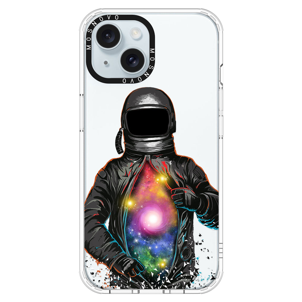 Mystery Astronaut Phone Case - iPhone 15 Plus Case - MOSNOVO