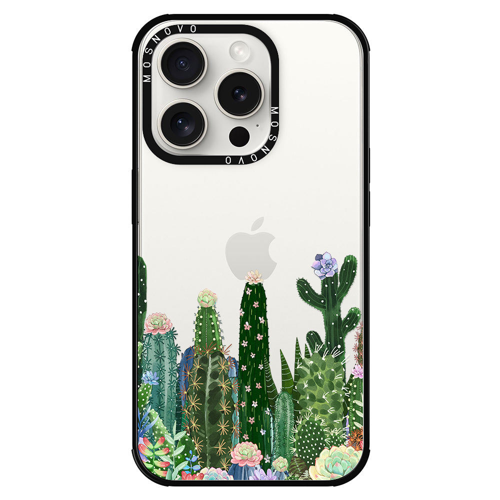 Desert Cactus Phone Case - iPhone 15 Pro Case - MOSNOVO