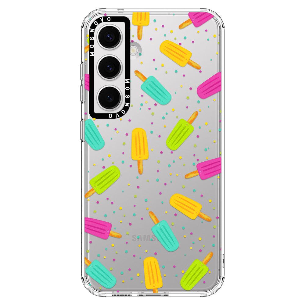 Rainbow Ice Pop Phone Case - Samsung Galaxy S24 Plus Case - MOSNOVO