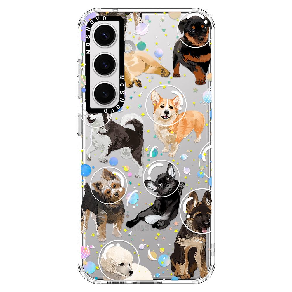 Space Dog Phone Case - Samsung Galaxy S24 Case - MOSNOVO