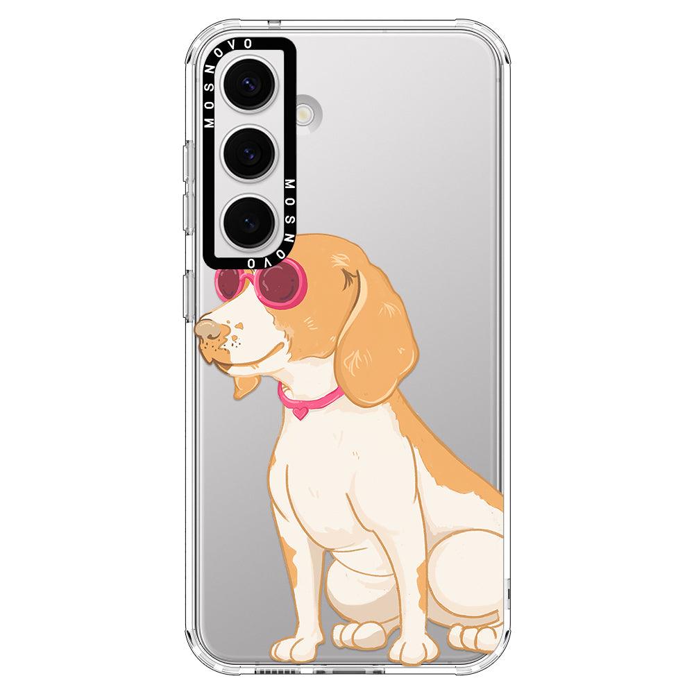 Cute Beagle Phone Case - Samsung Galaxy S24 Case - MOSNOVO