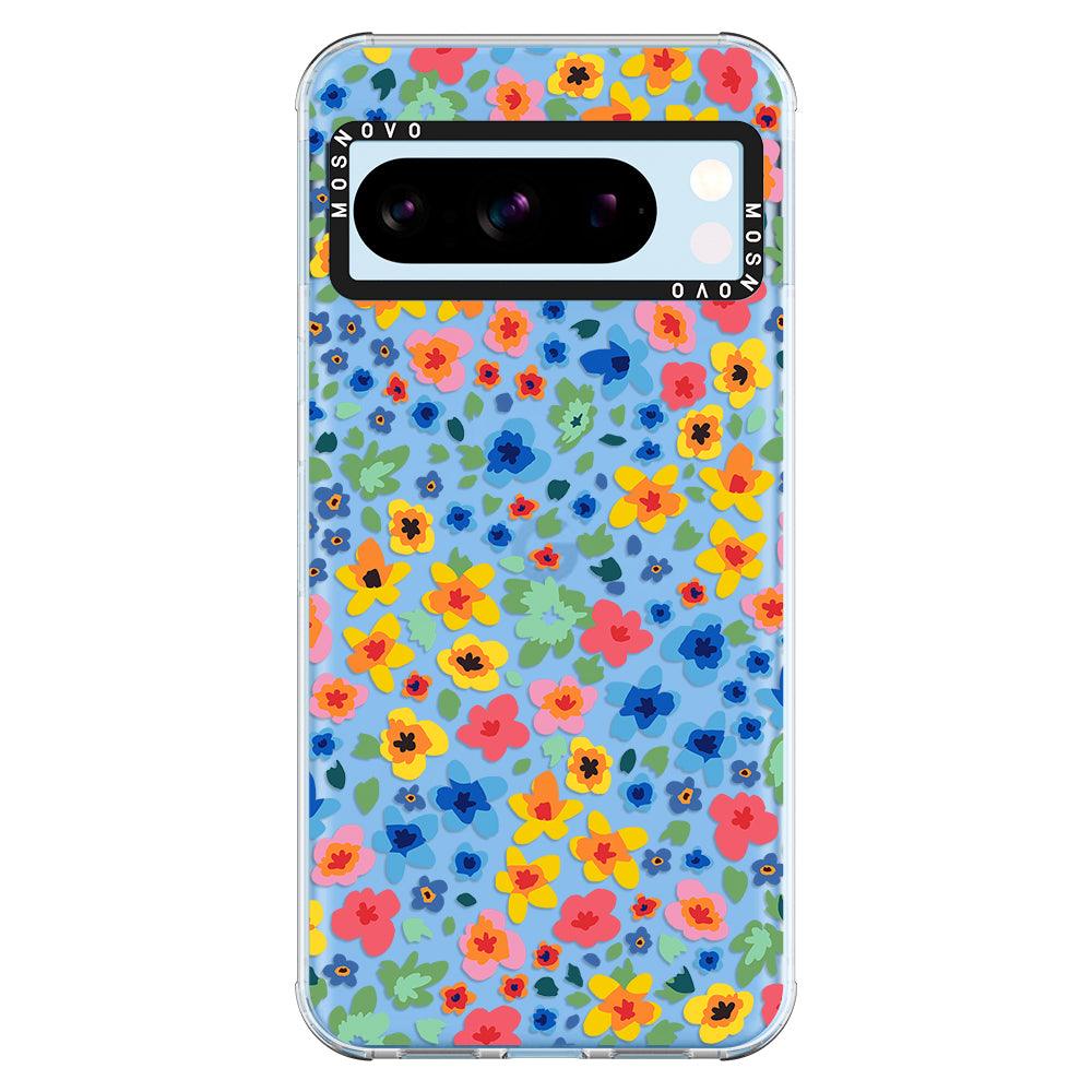 Lovely Floral Flower Phone Case - Google Pixel 8 Pro Case - MOSNOVO