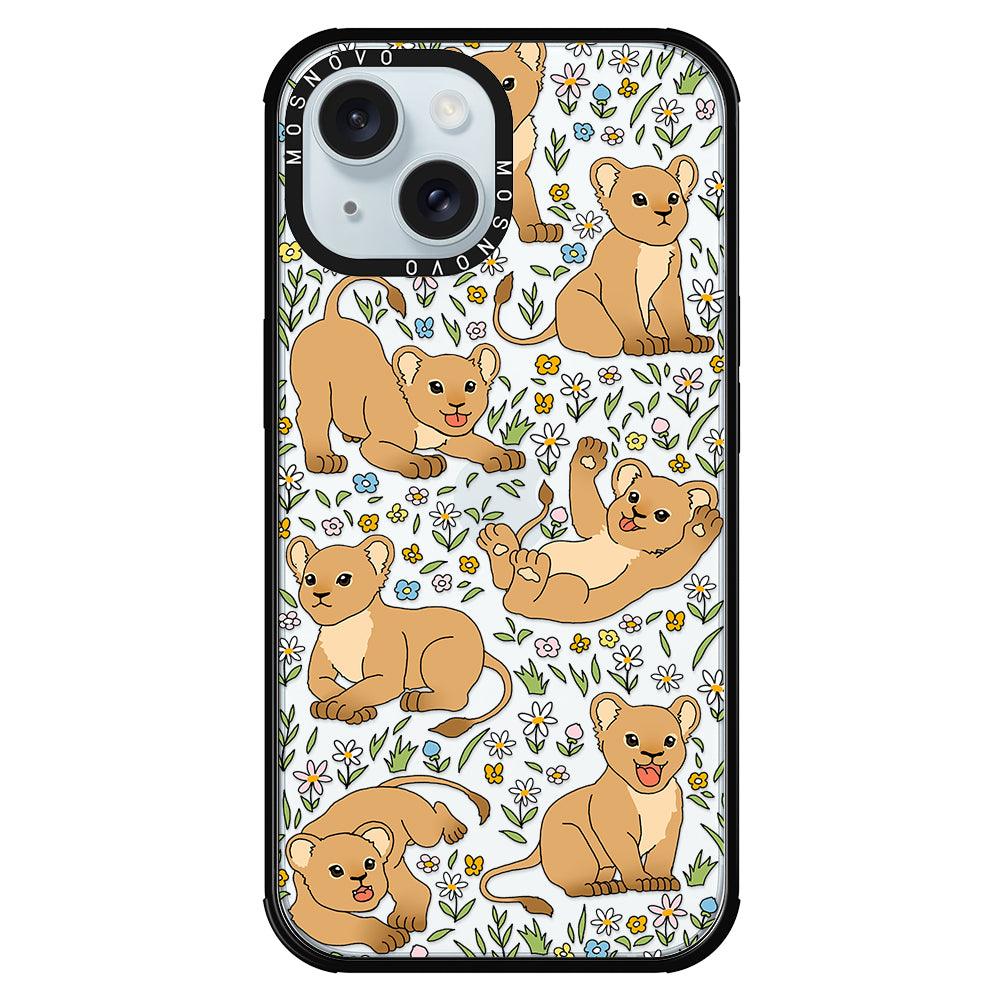 Cute Lion Phone Case - iPhone 15 Plus Case - MOSNOVO