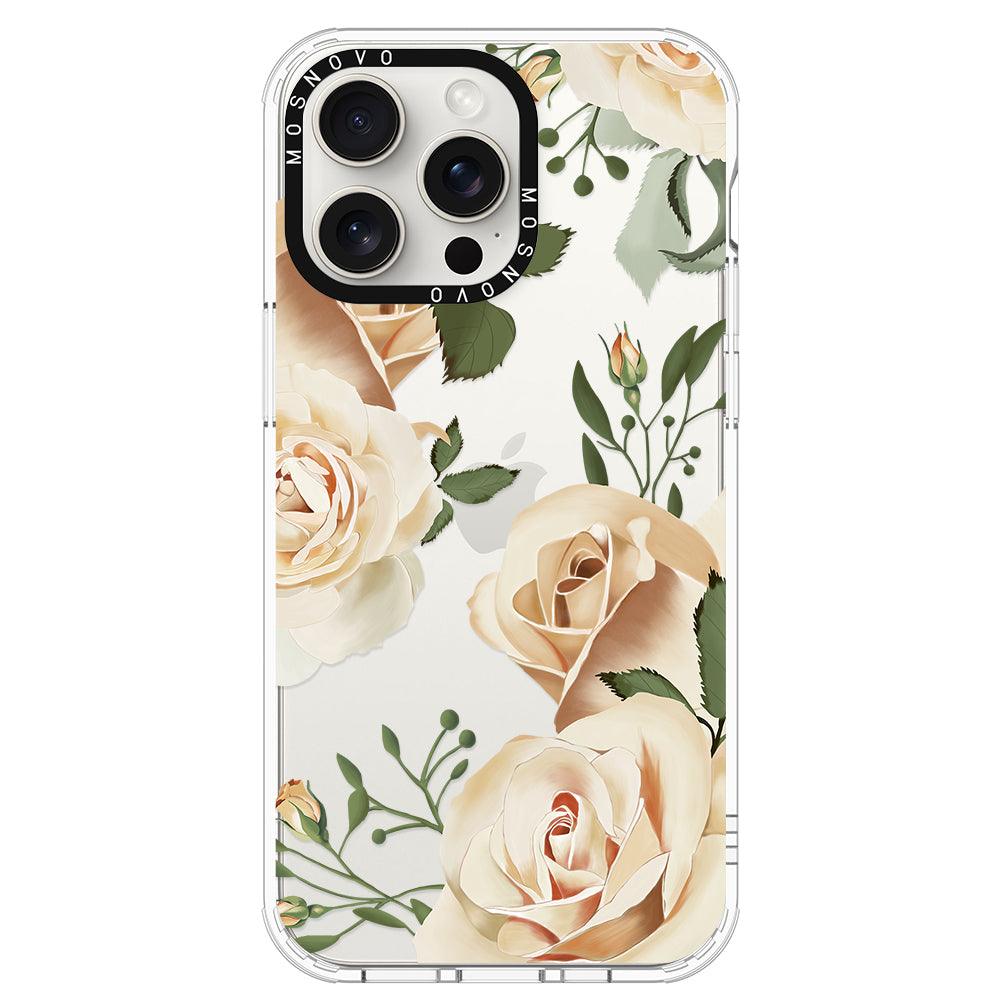 Champagne Roses Phone Case - iPhone 15 Pro Max Case - MOSNOVO