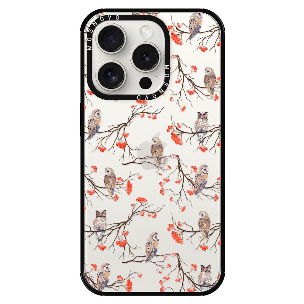 Owl Phone Case - iPhone 15 Pro Case - MOSNOVO