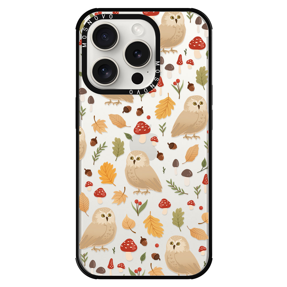 Autumn Owl Phone Case - iPhone 15 Pro Case - MOSNOVO