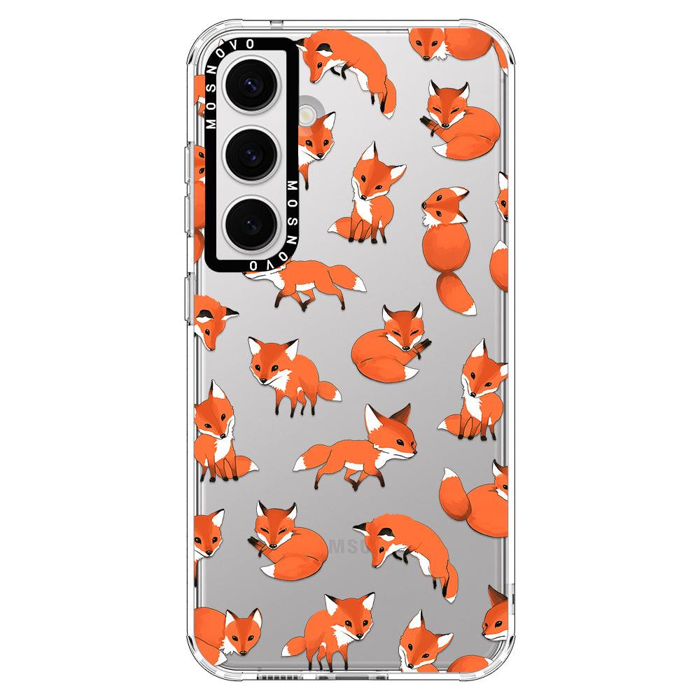 Cute Fox Phone Case - Samsung Galaxy S24 Case - MOSNOVO