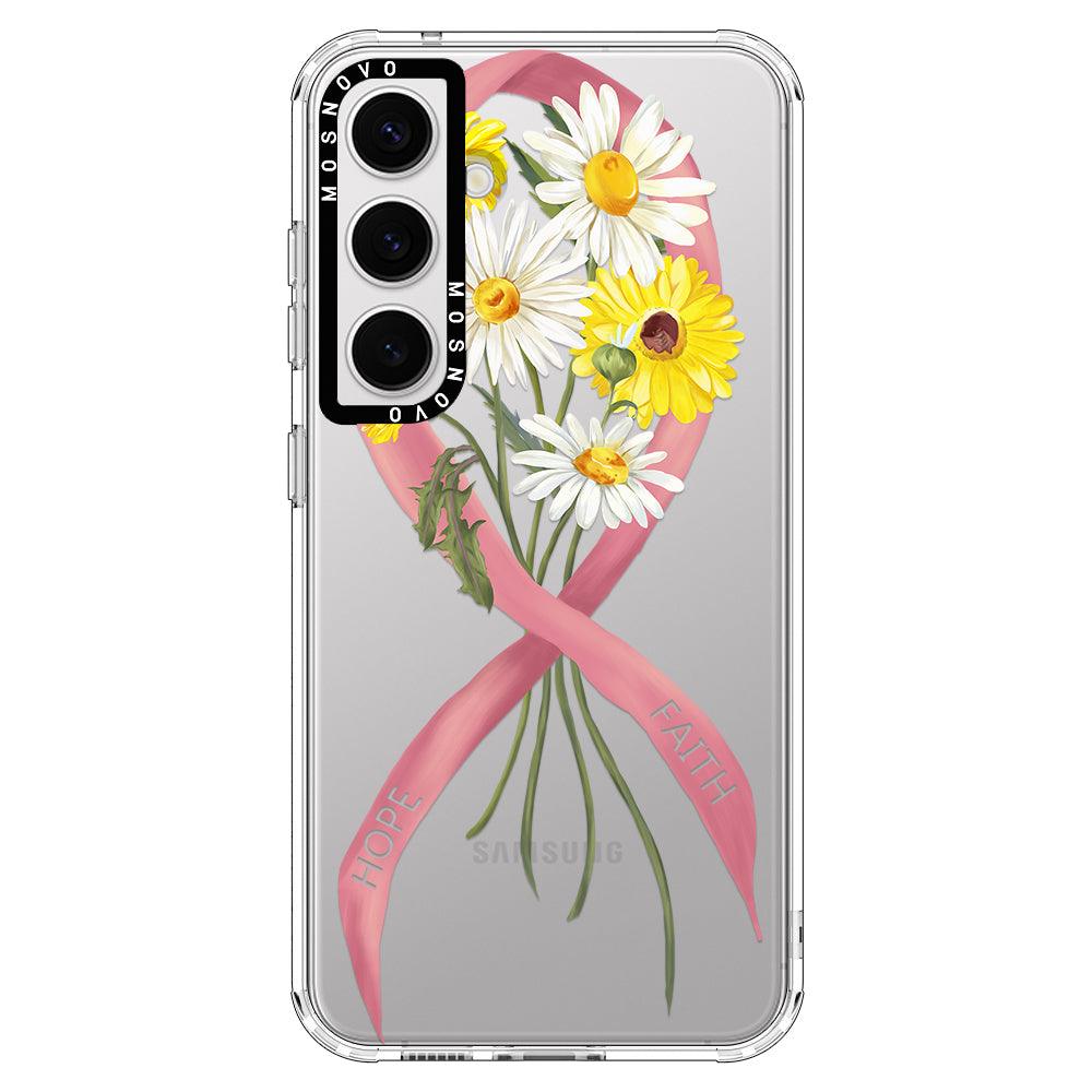 Breast Awareness Phone Case - Samsung Galaxy S24 Plus Case - MOSNOVO