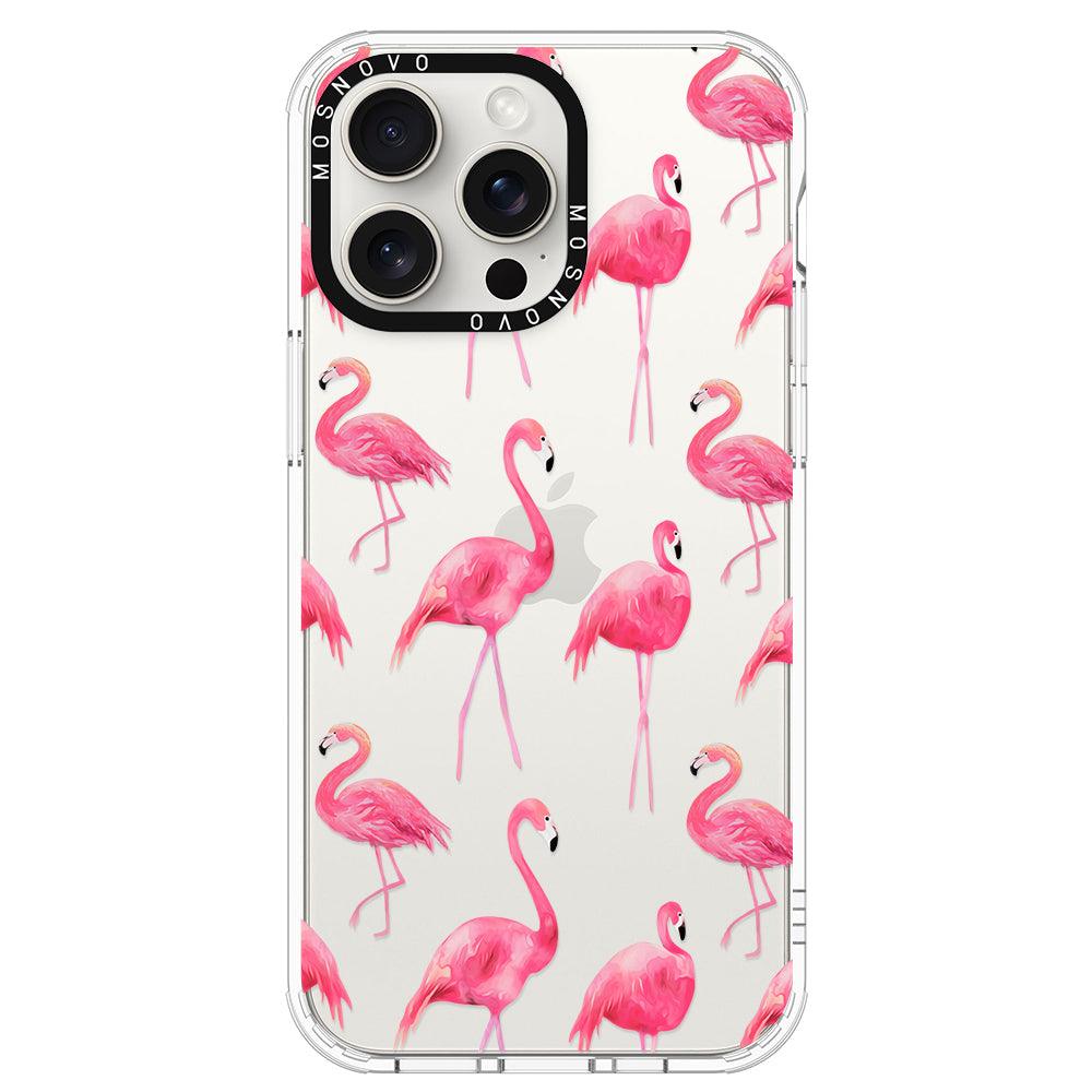 Flamingo Phone Case - iPhone 15 Pro Max Case - MOSNOVO