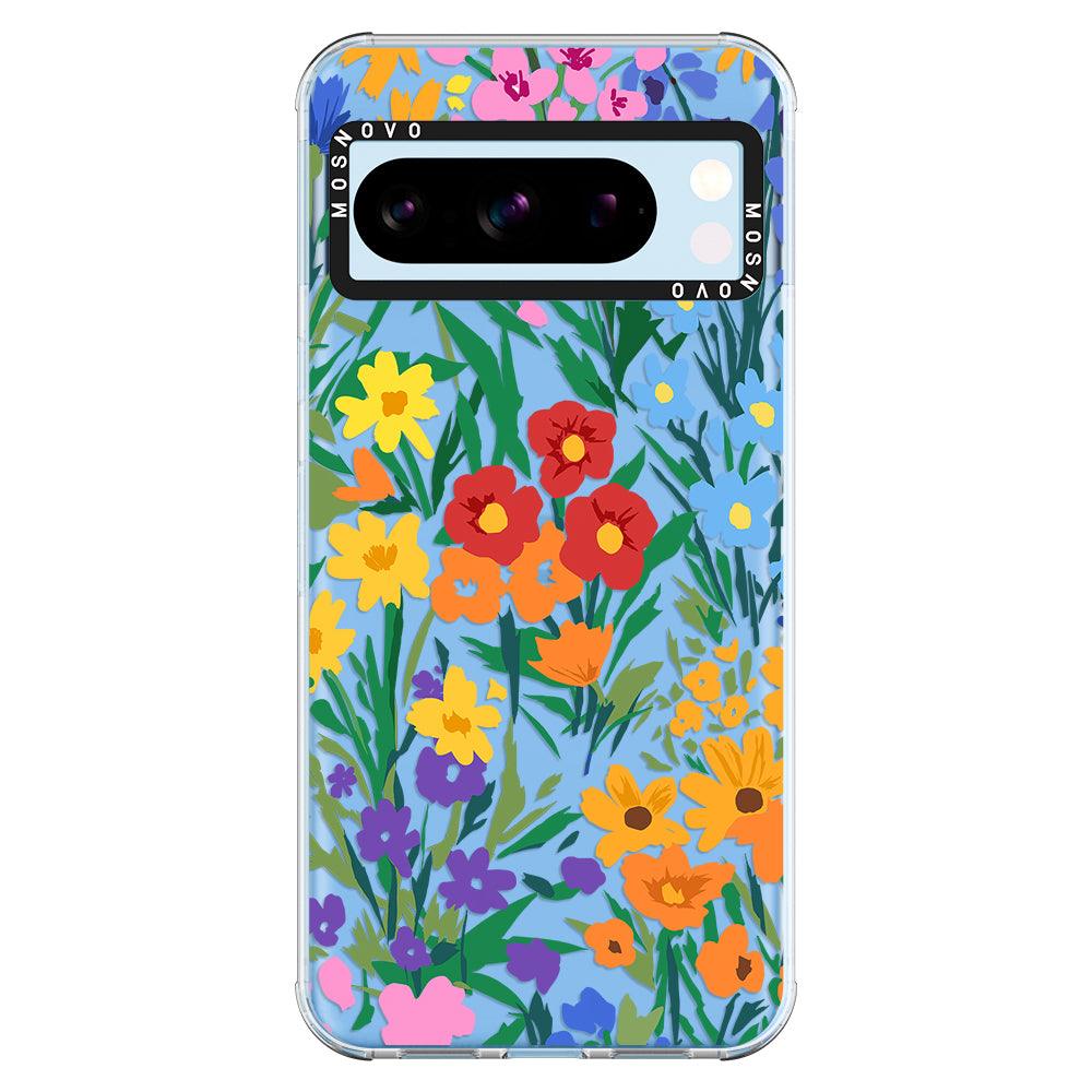 Spring Botanical Flower Floral Phone Case - Google Pixel 8 Pro Case - MOSNOVO