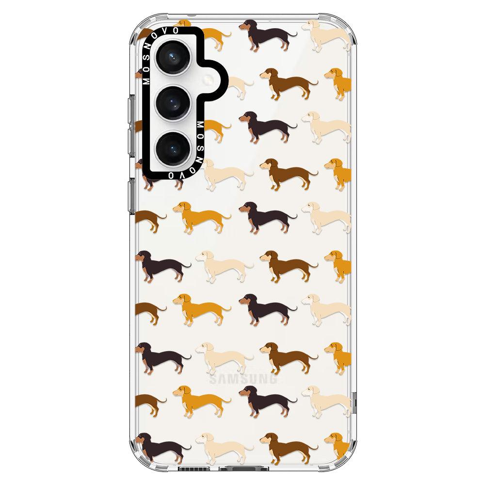 Cute Dachshund Phone Case - Samsung Galaxy S23 FE Case