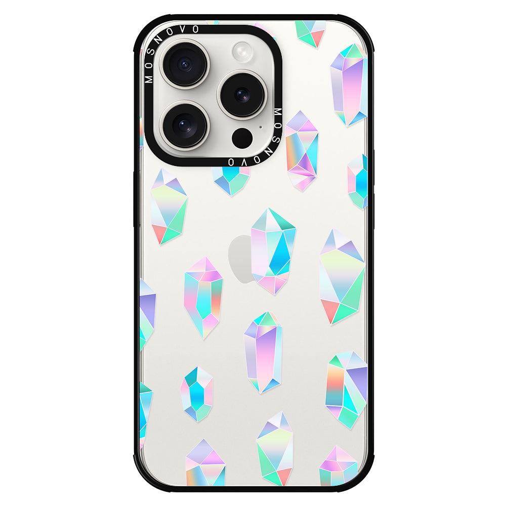 Gradient Diamond Phone Case - iPhone 15 Pro Case - MOSNOVO