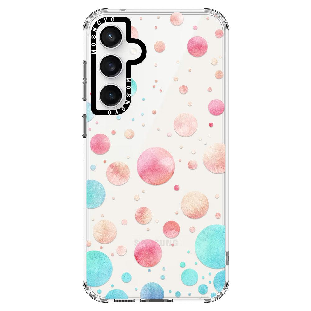 Watercolor Polka Dot Phone Case - Samsung Galaxy S23 FE Case