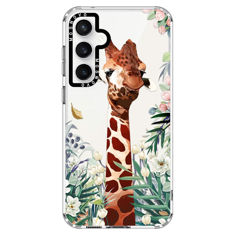 Giraffe Garden Phone Case - Samsung Galaxy S23 FE Case