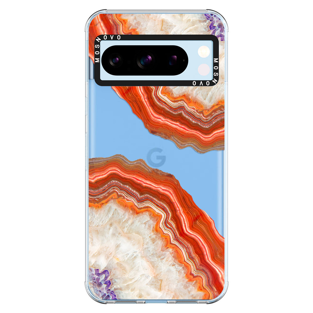 Agate Red Phone Case - Google Pixel 8 Pro Case - MOSNOVO