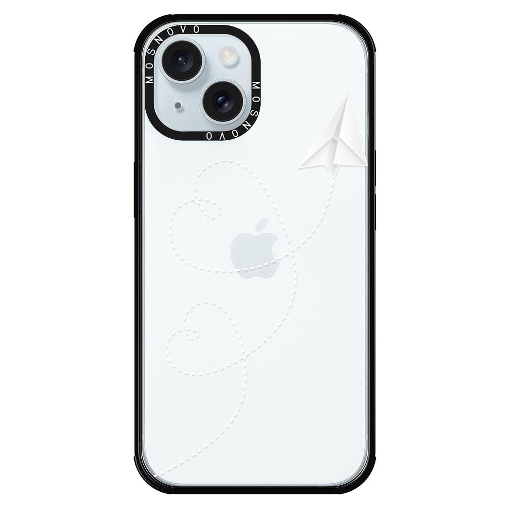 Little Cute Plane Phone Case - iPhone 15 Case - MOSNOVO