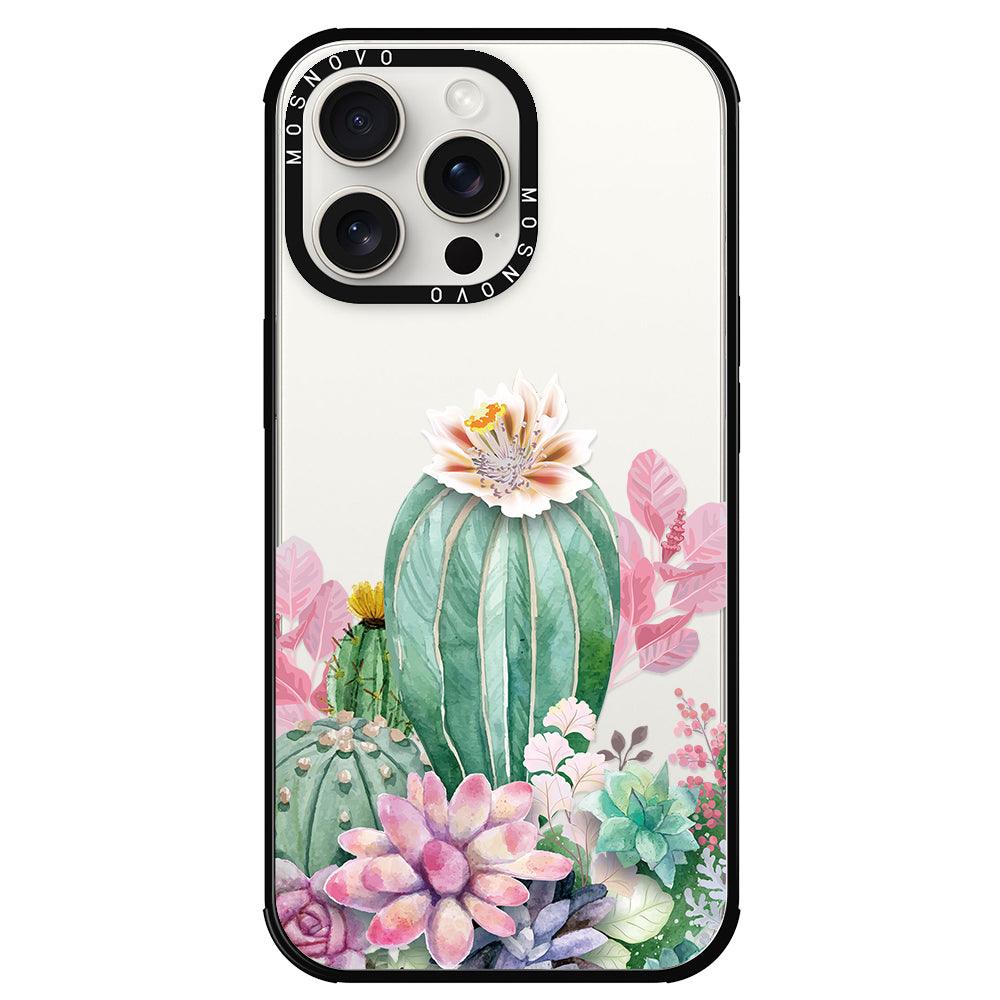 Cactaceae Phone Case - iPhone 15 Pro Max Case - MOSNOVO