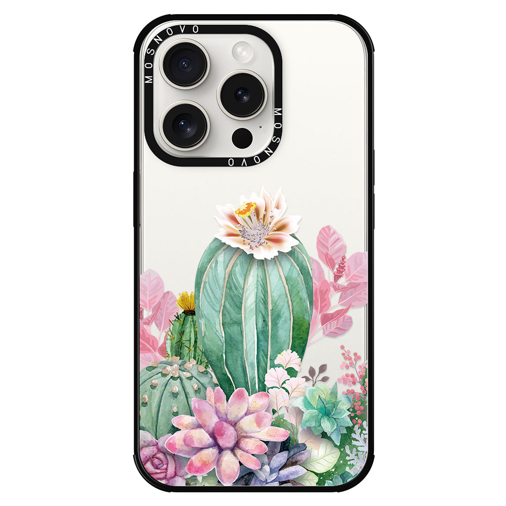 Cactaceae Phone Case - iPhone 15 Pro Case - MOSNOVO