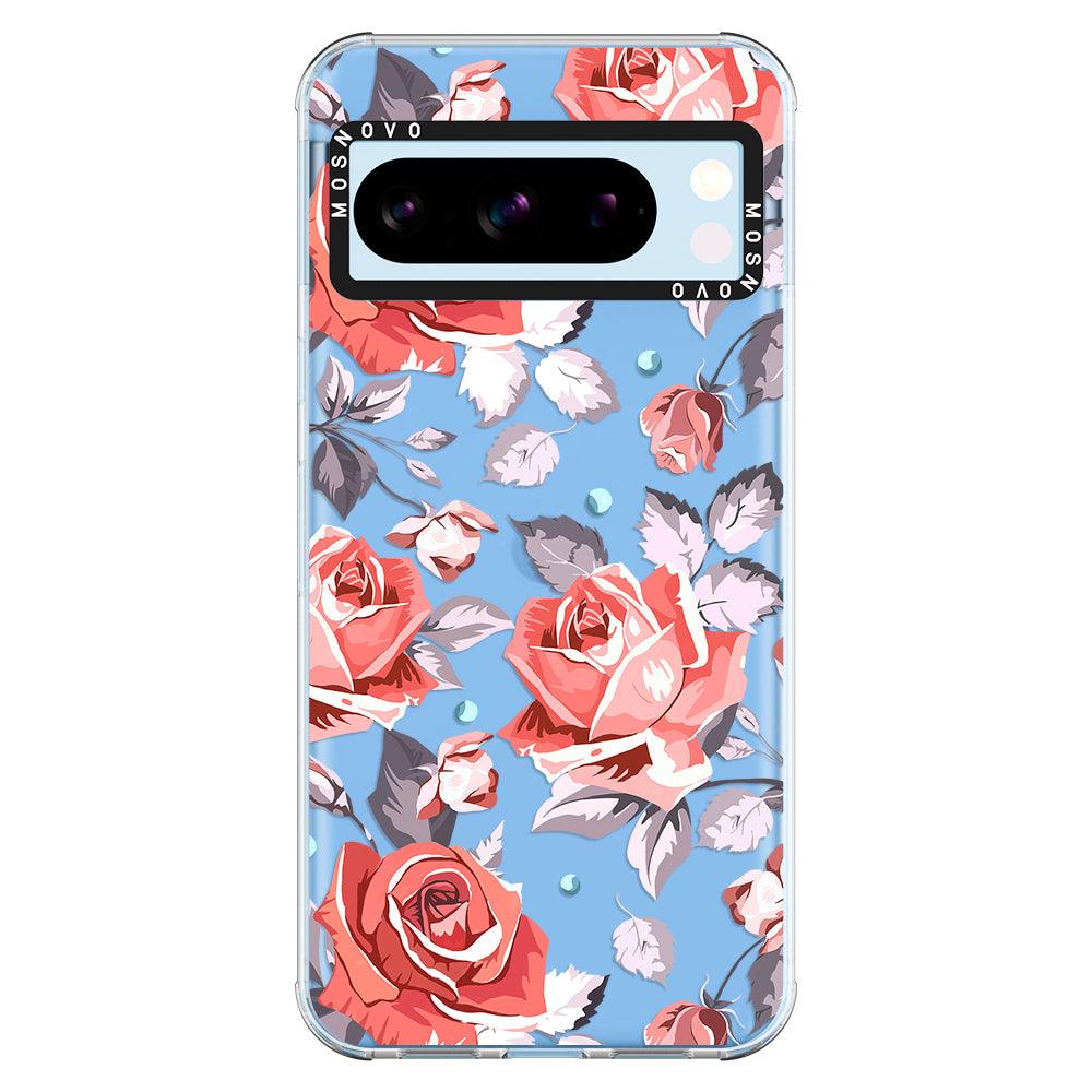 Retro Floral Phone Case - Google Pixel 8 Pro Case