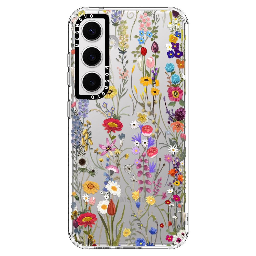 Wildflower Meadow Phone Case - Samsung Galaxy S24 Case - MOSNOVO