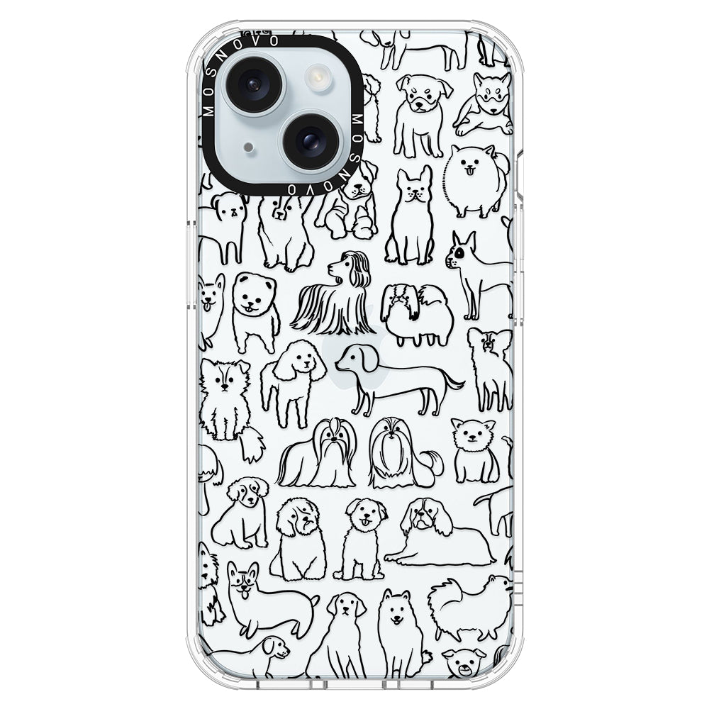 Dogs Phone Case - iPhone 15 Case - MOSNOVO