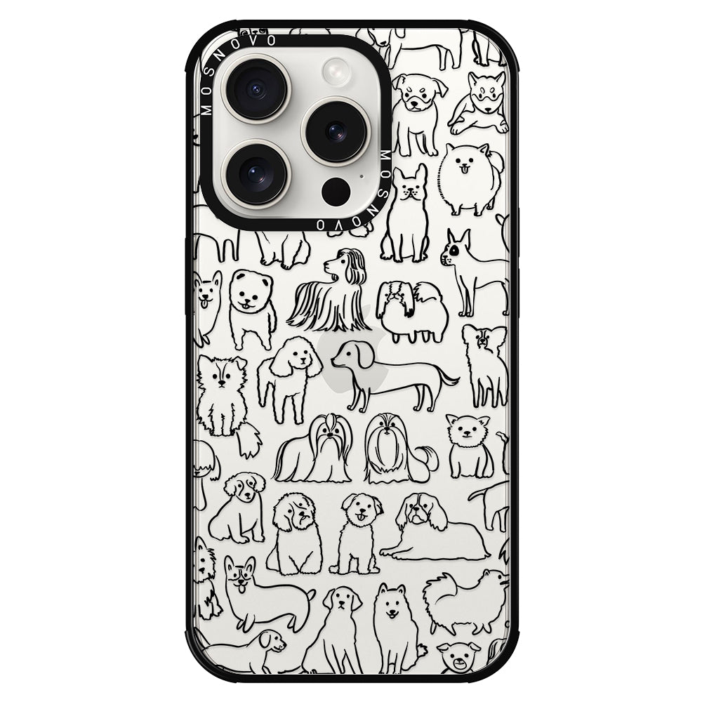 Dogs Phone Case - iPhone 15 Pro Case - MOSNOVO