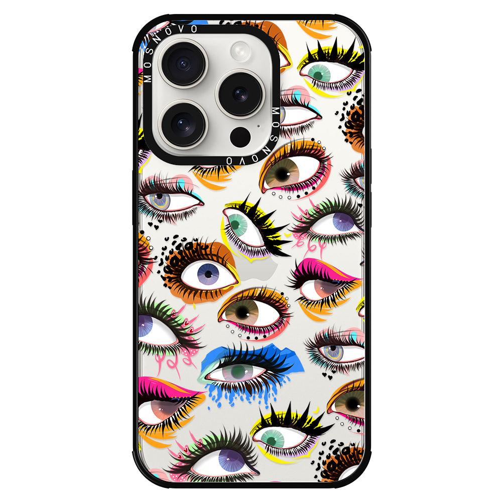 Eyes Phone Case - iPhone 15 Pro Case - MOSNOVO