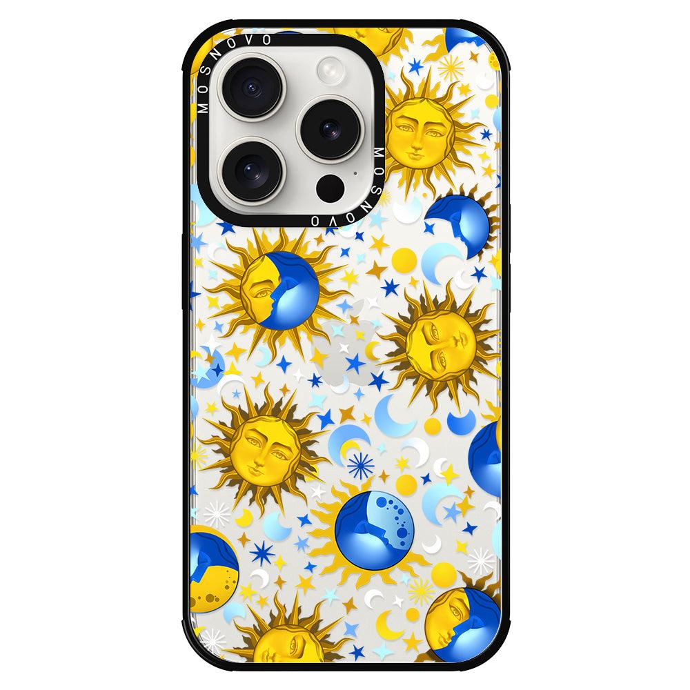 Sun and Moon Phone Case - iPhone 15 Pro Case - MOSNOVO