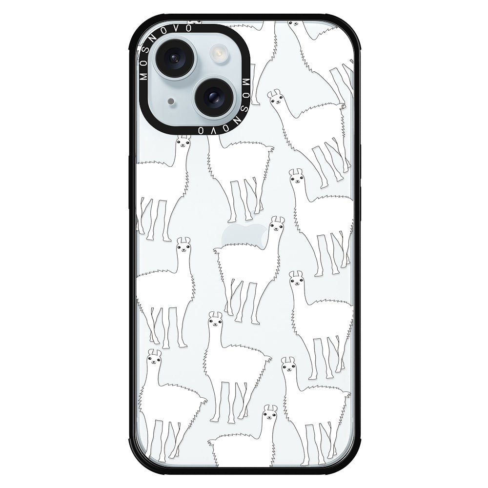 Llama Phone Case - iPhone 15 Case - MOSNOVO