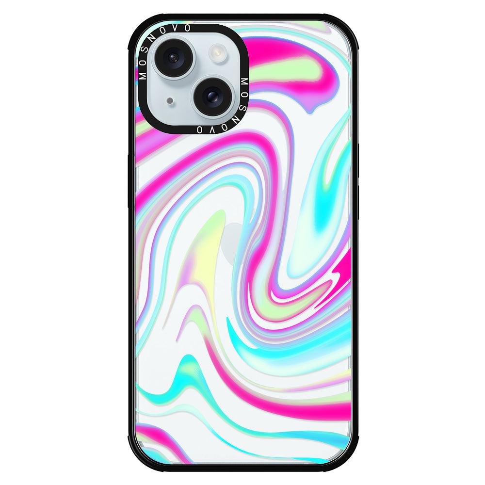 Psychedelic Swirls Phone Case - iPhone 15 Case - MOSNOVO