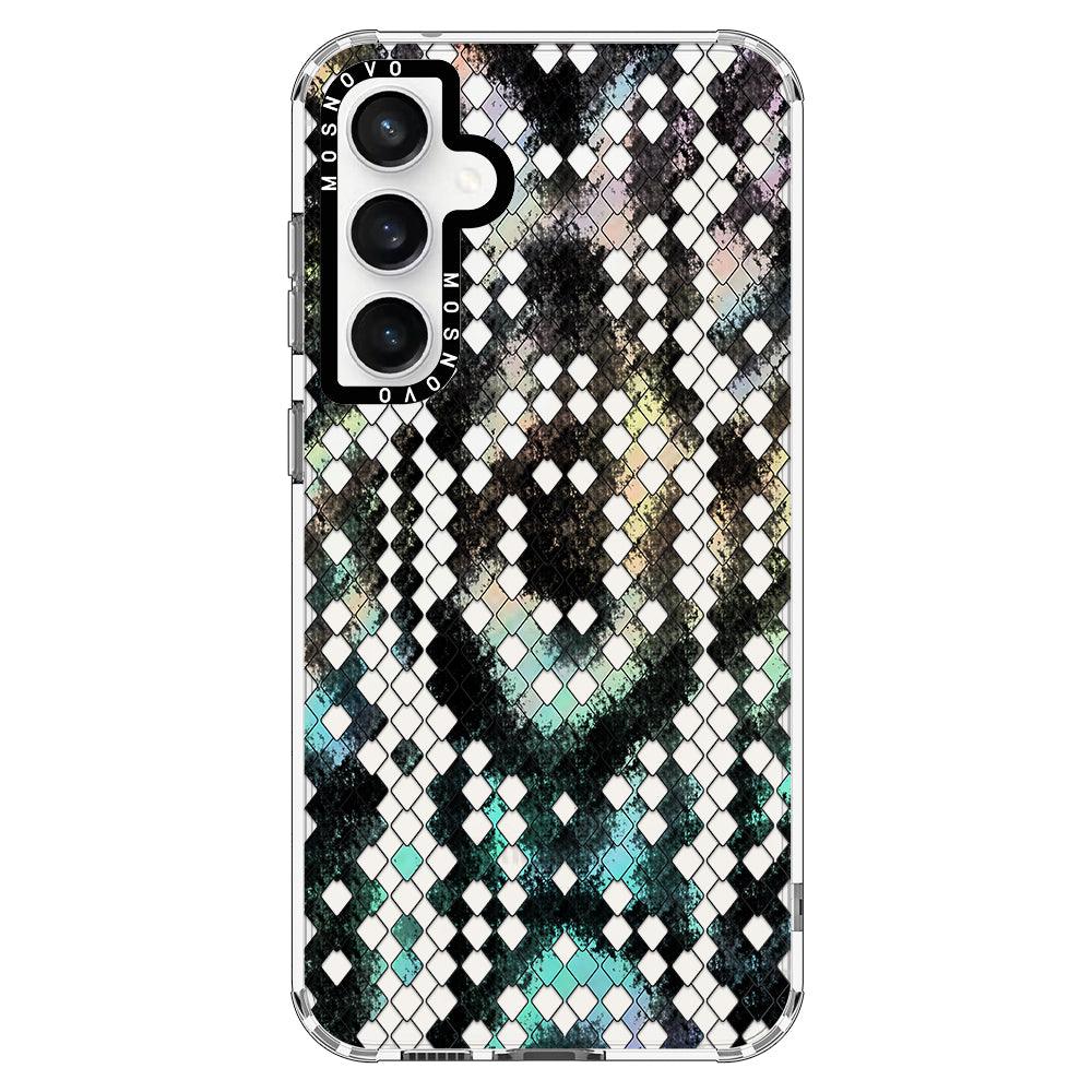 Rainbow Snake Print Phone Case - Samsung Galaxy S23 FE Case