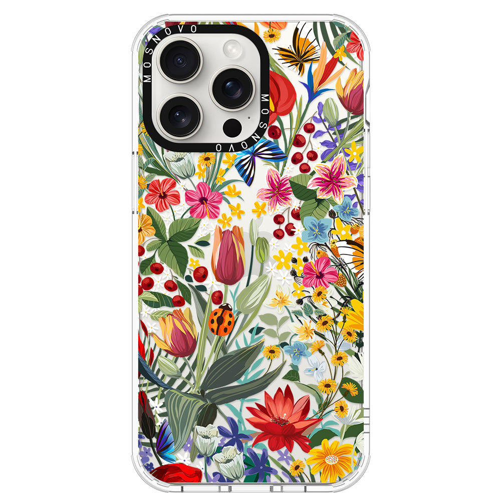 In The Garden Phone Case - iPhone 15 Pro Max Case - MOSNOVO