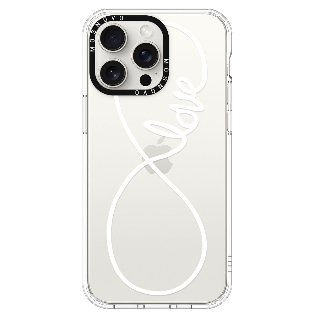 Infinity Love Phone Case - iPhone 15 Pro Max Case - MOSNOVO