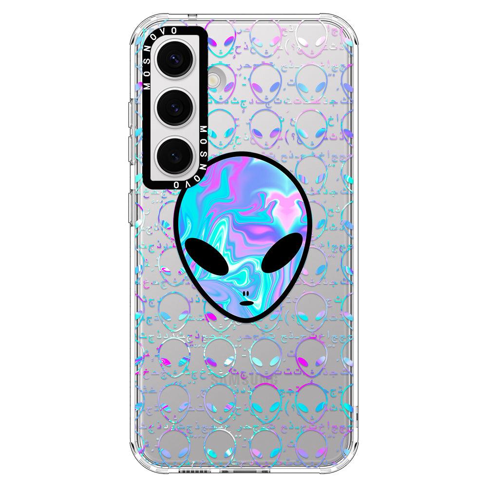 Space Alien Phone Case - Samsung Galaxy S24 Plus Case - MOSNOVO