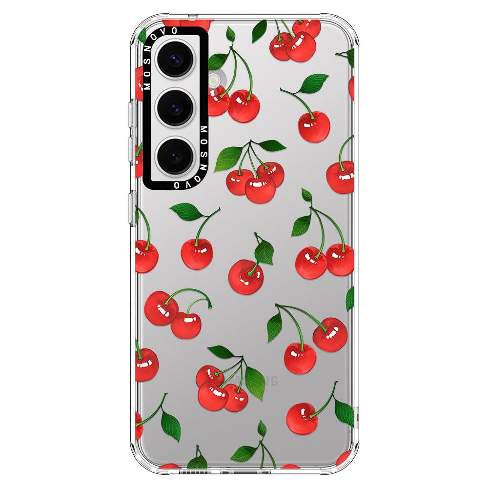 Cute Cherry Phone Case - Samsung Galaxy S24 Plus Case - MOSNOVO