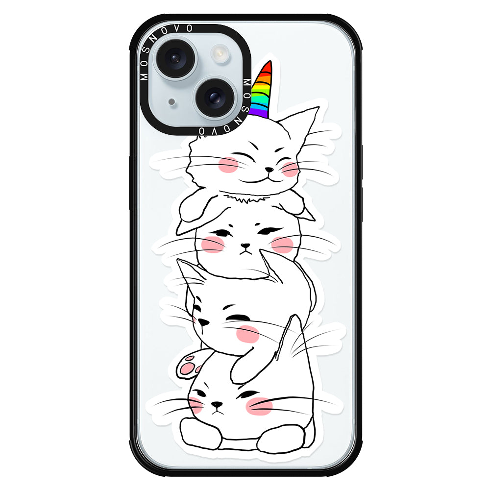 Squishcat Phone Case - iPhone 15 Plus Case - MOSNOVO