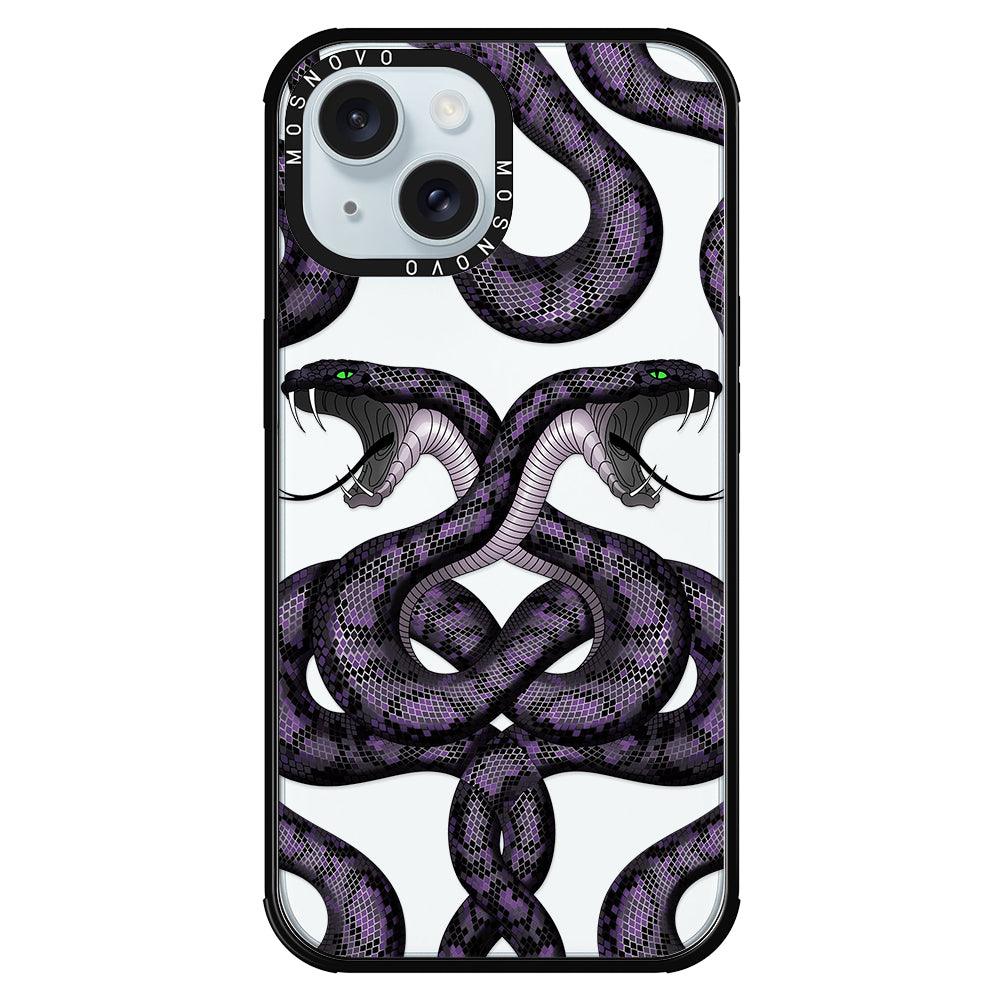 Mystery Snake Phone Case - iPhone 15 Plus Case - MOSNOVO