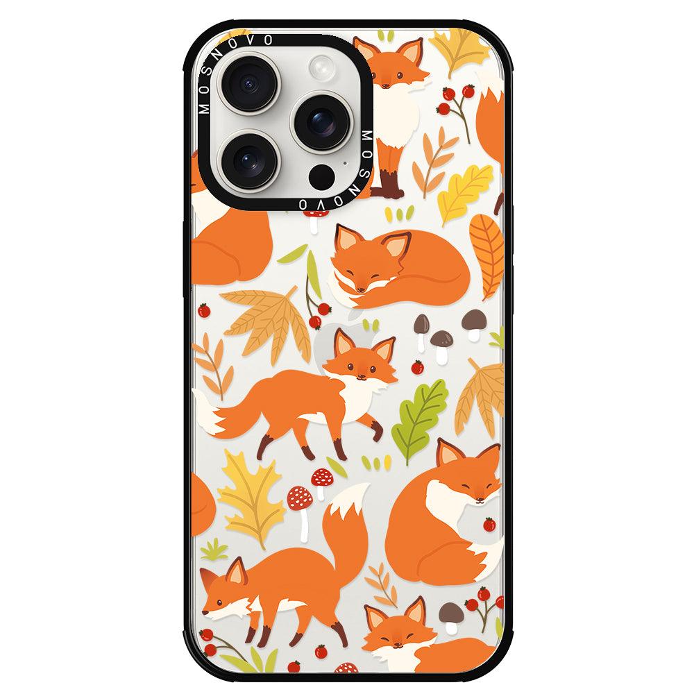 Autumn Fox Phone Case - iPhone 15 Pro Max Case - MOSNOVO