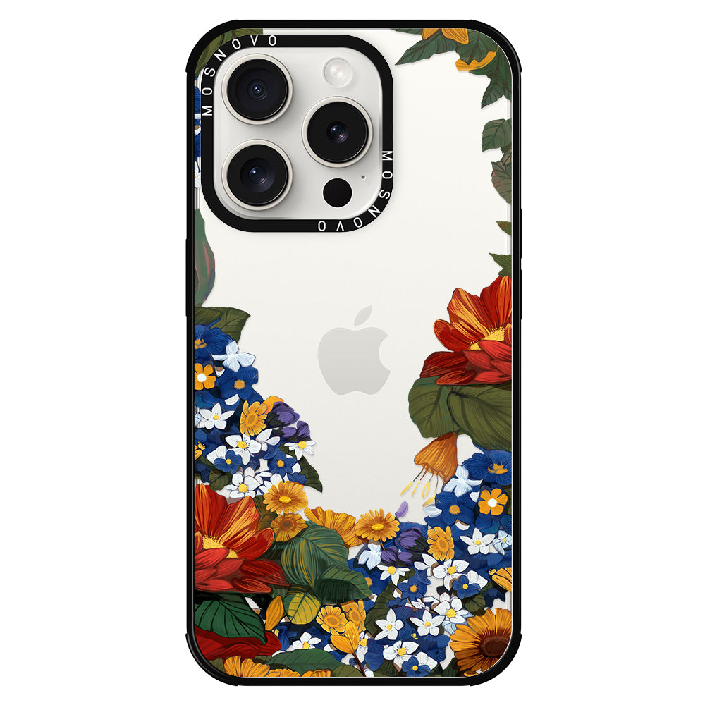 Summer Garden Phone Case - iPhone 15 Pro Case - MOSNOVO